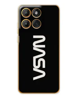 Чехол для Motorola Edge 60 Pro с картинкой «NASA — вертикальный логотип» Чехол для Motorola Edge 60 Pro с картинкой «NASA — вертикальный логотип»