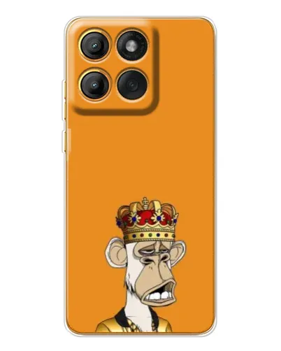 Чехол для Motorola Edge 60 Pro с картинкой «Золотая обезьяна Bored Ape»
