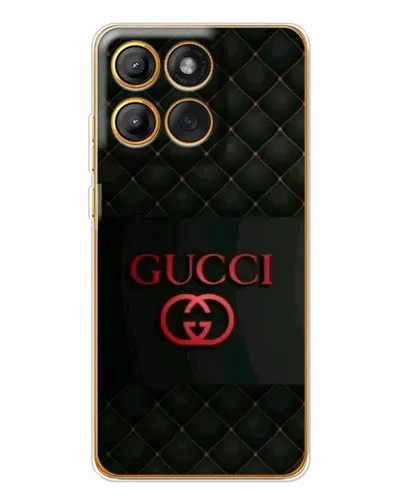Чехол для Motorola Edge 60 Pro с картинкой «Gucci — стеганый черный» Чехол для Motorola Edge 60 Pro с картинкой «Gucci — стеганый черный»