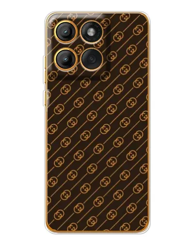 Чехол для Motorola Edge 60 Pro с картинкой «Gucci — золотые диагонали» Чехол для Motorola Edge 60 Pro с картинкой «Gucci — золотые диагонали»