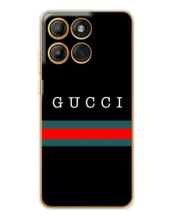 Чехол для Motorola Edge 60 Pro с картинкой «Gucci — красный пояс»