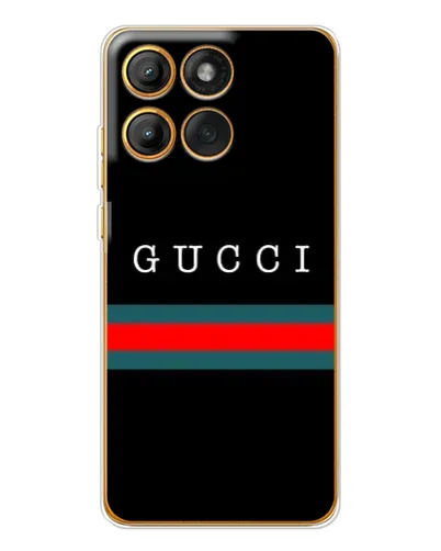 Чехол для Motorola Edge 60 Pro с картинкой «Gucci — красный пояс» Чехол для Motorola Edge 60 Pro с картинкой «Gucci — красный пояс»