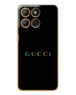Чехол для Motorola Edge 60 Pro с картинкой «Gucci — неоновый минимализм»
