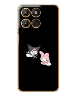 Чехол для Motorola Edge 60 Pro с картинкой «My Melody и Kuromi»