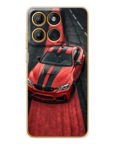 Чехол для Motorola Edge 60 Pro с картинкой «BMW на красной дорожке»