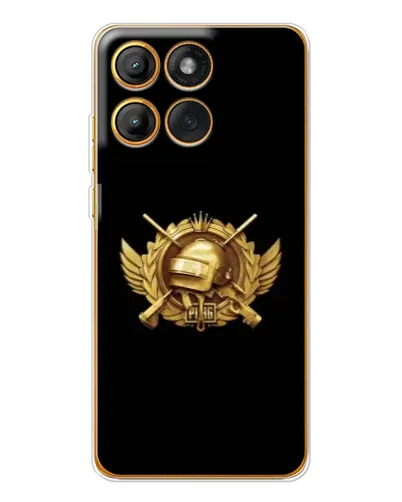 Чехол для Motorola Edge 60 Pro с картинкой «PUBG — оранжевый градиент»