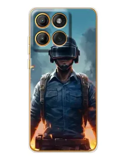 Чехол для Motorola Edge 60 Pro с картинкой «PUBG — реалистичный герой»