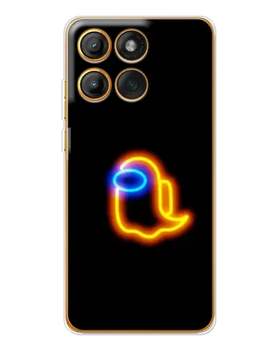 Чохол для Motorola Edge 60 Pro з картинкою «Among Us неонове сяйво» Чохол для Motorola Edge 60 Pro з картинкою «Among Us неонове сяйво»