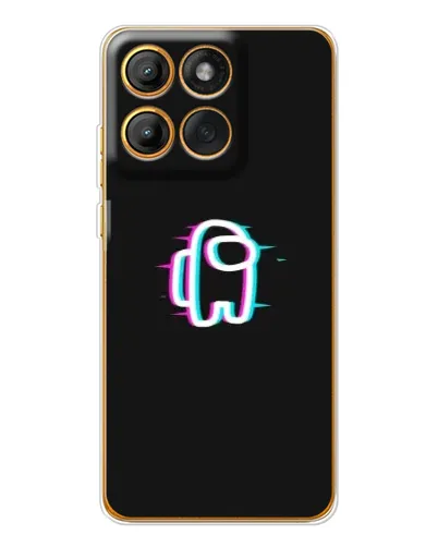 Чохол для Motorola Edge 60 Pro з картинкою «Among Us неон» Чохол для Motorola Edge 60 Pro з картинкою «Among Us неон»
