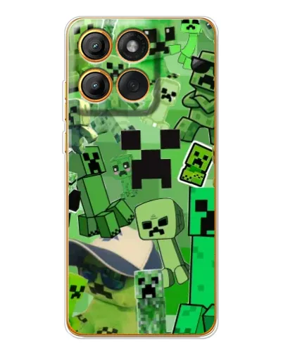 Чехол для Motorola Edge 60 Pro с картинкой «Криперы Minecraft» Чехол для Motorola Edge 60 Pro с картинкой «Криперы Minecraft»