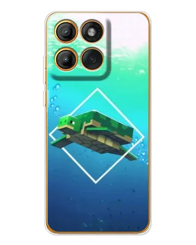 Чехол для Motorola Edge 60 Pro с картинкой «Черепаха Minecraft» Чехол для Motorola Edge 60 Pro с картинкой «Черепаха Minecraft»