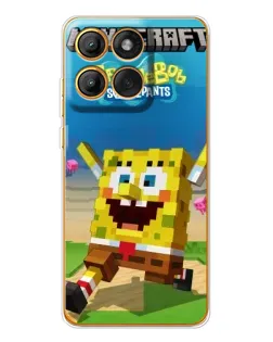 Чехол для Motorola Edge 60 Pro с картинкой «Губка Боб Minecraft» Чехол для Motorola Edge 60 Pro с картинкой «Губка Боб Minecraft»