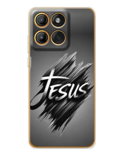 Чехол для Motorola Edge 60 Pro с картинкой «Надпись Jesus Graffiti» Чехол для Motorola Edge 60 Pro с картинкой «Надпись Jesus Graffiti»
