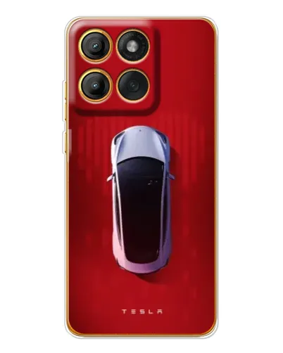 Чохол для Motorola Edge 60 Pro з картинкою «Tesla Top View» Чохол для Motorola Edge 60 Pro з картинкою «Tesla Top View»