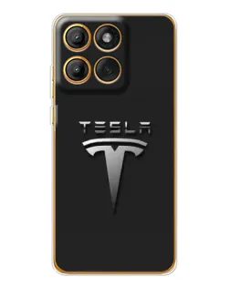 Чохол для Motorola Edge 60 Pro з картинкою «Сталевий логотип Tesla» Чохол для Motorola Edge 60 Pro з картинкою «Сталевий логотип Tesla»