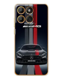 Чехол для Motorola Edge 60 Pro с картинкой «Mercedes — белый карбон» Чехол для Motorola Edge 60 Pro с картинкой «Mercedes — белый карбон»