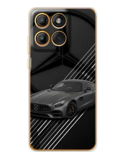 Чехол для Motorola Edge 60 Pro с картинкой «Mercedes AMG — графика»