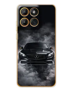 Чехол для Motorola Edge 60 Pro с картинкой «Mercedes в дыму»