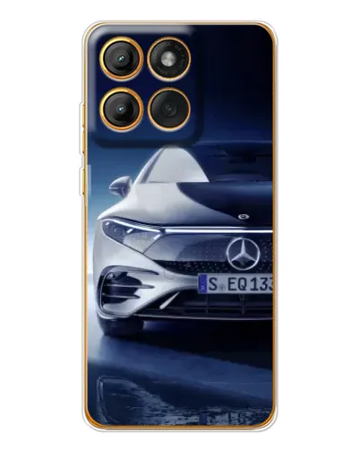 Чехол для Motorola Edge 60 Pro с картинкой «Mercedes EQ — будущее»