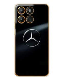 Чехол для Motorola Edge 60 Pro с картинкой «Mercedes на металле» Чехол для Motorola Edge 60 Pro с картинкой «Mercedes на металле»