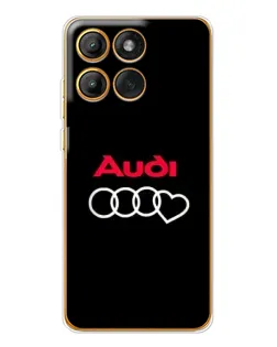 Чохол для Motorola Edge 60 Pro з картинкою «Логотип Audi Heart» Чохол для Motorola Edge 60 Pro з картинкою «Логотип Audi Heart»