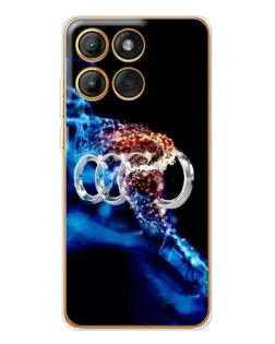 Чохол для Motorola Edge 60 Pro з картинкою «Енергія лого Audi» Чохол для Motorola Edge 60 Pro з картинкою «Енергія лого Audi»