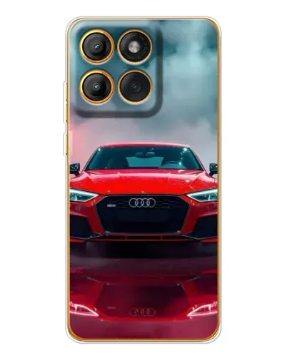 Чехол для Motorola Edge 60 Pro с картинкой «Audi RS — красный стиль» Чехол для Motorola Edge 60 Pro с картинкой «Audi RS — красный стиль»