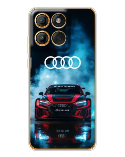 Чехол для Motorola Edge 60 Pro с картинкой «Audi Sport — неон» Чехол для Motorola Edge 60 Pro с картинкой «Audi Sport — неон»
