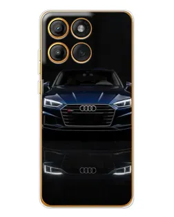 Чохол для Motorola Edge 60 Pro з картинкою «Audi — нічне відображення» Чохол для Motorola Edge 60 Pro з картинкою «Audi — нічне відображення»