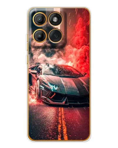 Чохол для Motorola Edge 60 Pro з картинкою «Lamborghini червоний дим» Чохол для Motorola Edge 60 Pro з картинкою «Lamborghini червоний дим»