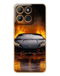 Чохол для Motorola Edge 60 Pro з картинкою «Lamborghini у вогні» Чохол для Motorola Edge 60 Pro з картинкою «Lamborghini у вогні»