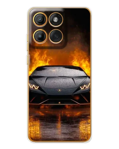 Чохол для Motorola Edge 60 Pro з картинкою «Lamborghini у вогні» Чохол для Motorola Edge 60 Pro з картинкою «Lamborghini у вогні»