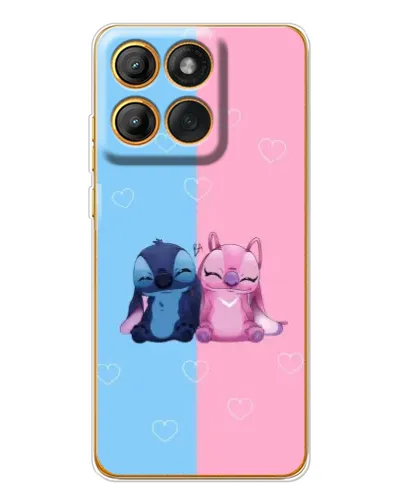Чехол для Motorola Edge 60 Pro с картинкой «Stitch и Angel Love» Чехол для Motorola Edge 60 Pro с картинкой «Stitch и Angel Love»