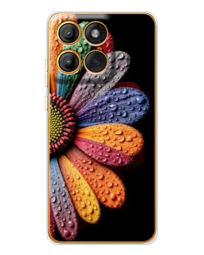 Чехол для Motorola Edge 60 Pro с картинкой «Радужный цветок» Чехол для Motorola Edge 60 Pro с картинкой «Радужный цветок»