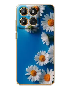 Чехол для Motorola Edge 60 Pro с картинкой «Белоснежные маргаритки»