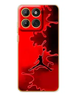 Чохол для Motorola Edge 60 з картинкою «Jordan Red Smoke» Чохол для Motorola Edge 60 з картинкою «Jordan Red Smoke»