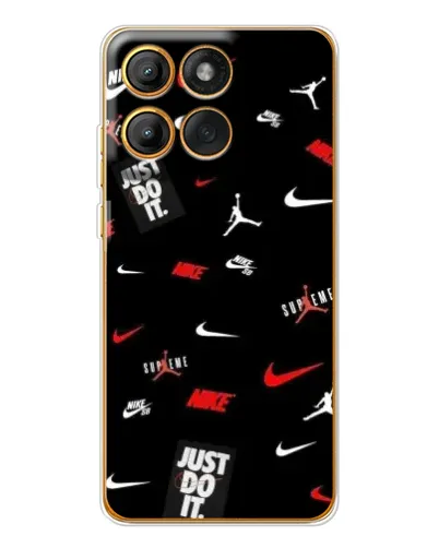 Чохол для Motorola Edge 60 з картинкою «Nike Mix Pattern»