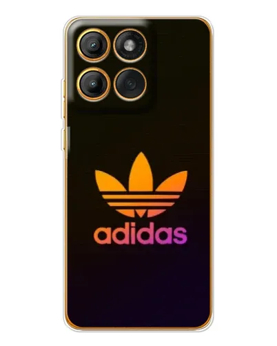 Чехол для Motorola Edge 60 с картинкой «Градиент Adidas»