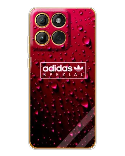 Чехол для Motorola Edge 60 с картинкой «Adidas Gold Marble»