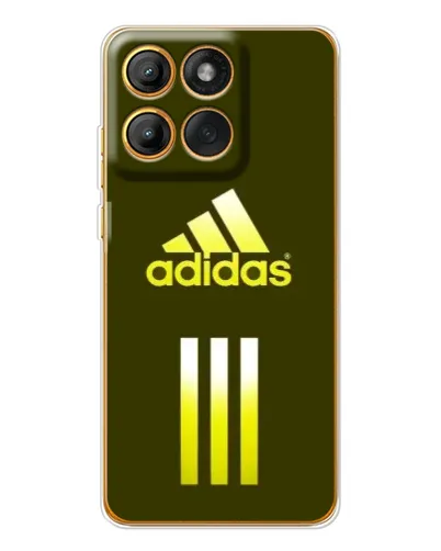 Чехол для Motorola Edge 60 с картинкой «Оливковый градиент Adidas»