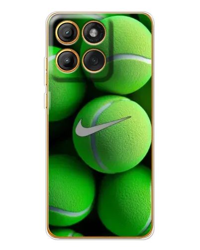 Чохол для Motorola Edge 60 з картинкою «Тенісні м'ячі Найк»
