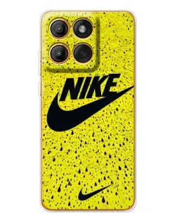 Чохол для Motorola Edge 60 з картинкою «Жовтий текстурний Nike» Чохол для Motorola Edge 60 з картинкою «Жовтий текстурний Nike»