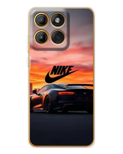 Чохол для Motorola Edge 60 з картинкою «Nike та суперкар»
