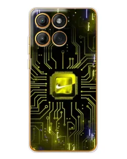 Чохол для Motorola Edge 60 з картинкою «Nike — золота іскра» Чохол для Motorola Edge 60 з картинкою «Nike — золота іскра»