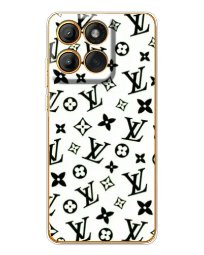 Чохол для Motorola Edge 60 з картинкою «Монохромний хаос LV»