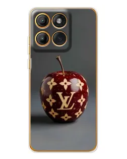 Чохол для Motorola Edge 60 з картинкою «Червоне яблуко LV»