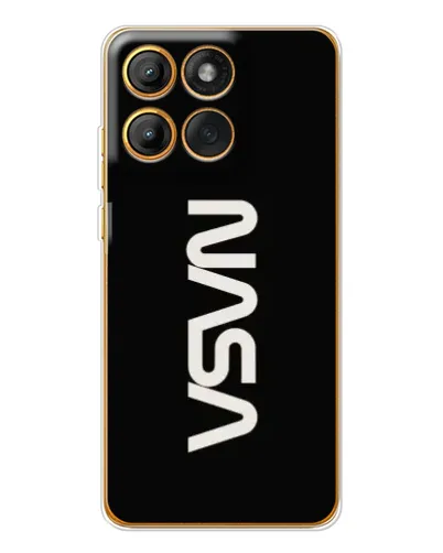 Чохол для Motorola Edge 60 з картинкою «NASA — вертикальний логотип» Чохол для Motorola Edge 60 з картинкою «NASA — вертикальний логотип»