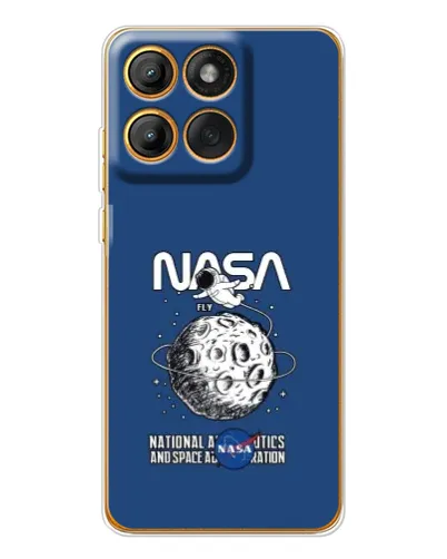 Чохол для Motorola Edge 60 з картинкою «NASA — місячна місія» Чохол для Motorola Edge 60 з картинкою «NASA — місячна місія»