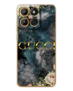 Чохол для Motorola Edge 60 з картинкою «Абстрактні квіти Gucci»