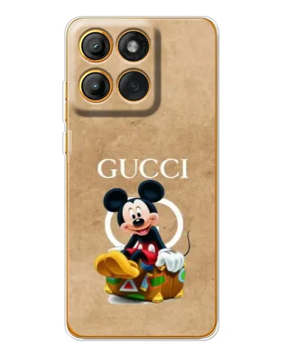Чохол для Motorola Edge 60 з картинкою «Міккі Маус Gucci — крафт» Чохол для Motorola Edge 60 з картинкою «Міккі Маус Gucci — крафт»